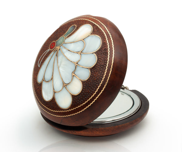 Pearl Vintage Hand Mirror