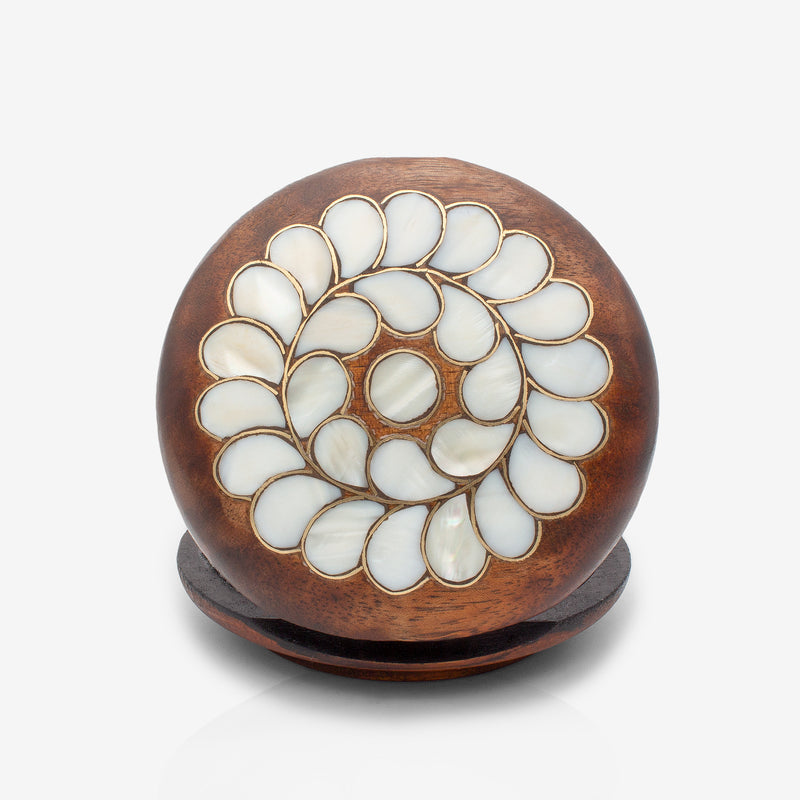 Pearl Vintage Hand Mirror